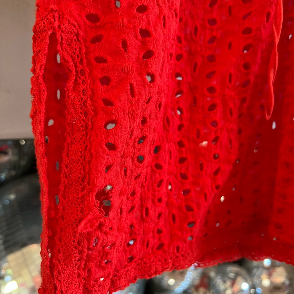Antonio Melani Red Swimsuit Coverup - Picture 2 of 8